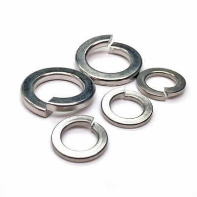 DIN127 M1.6 to M8 Black Galvanized Steel Spring lock washers Square ends nylon flat washers