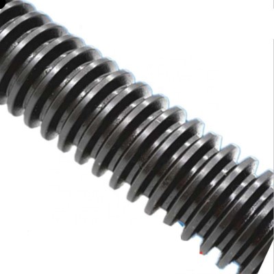 Black DIN103 high tension strength t8 trapezoidal acme threaded rod