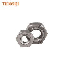 Supply Shanghai Fastener Good Quality And Prices Stainless Steel Hex weld nut DIN929