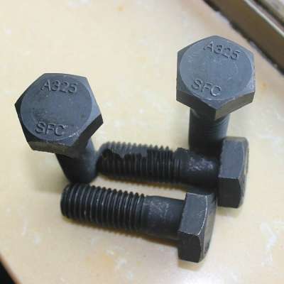 Good quality Black Zinc Plated Heavy Hex Structural ASTM A325 Bolts