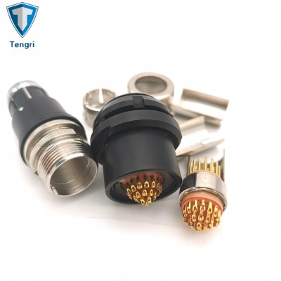 30 Pins Waterproof K Series Standard Size Connector for Industrial Wire Harness